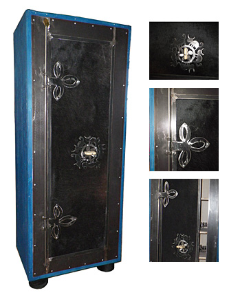 Magasä Möbel und mehr: 1-Türiger Schrank Blau